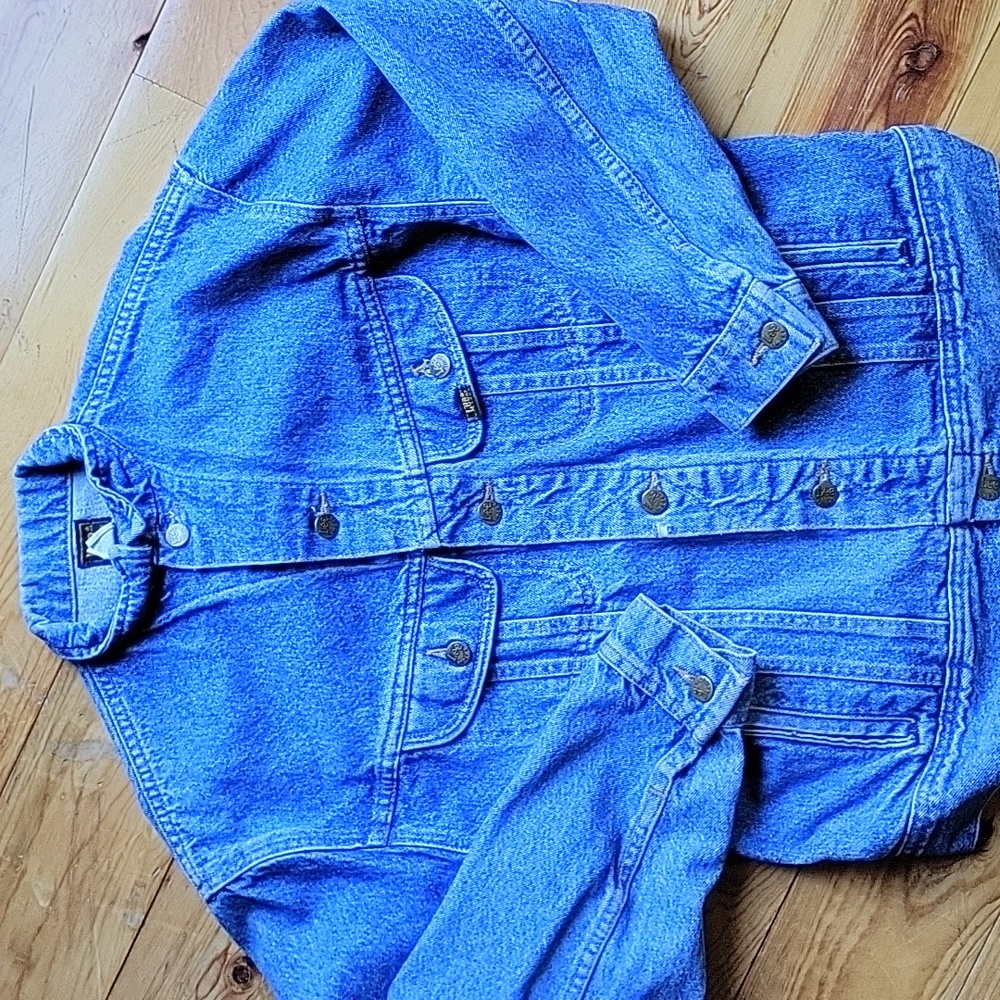 VTG LEE RIDERS DENIM JACKET PATD-153438 XL